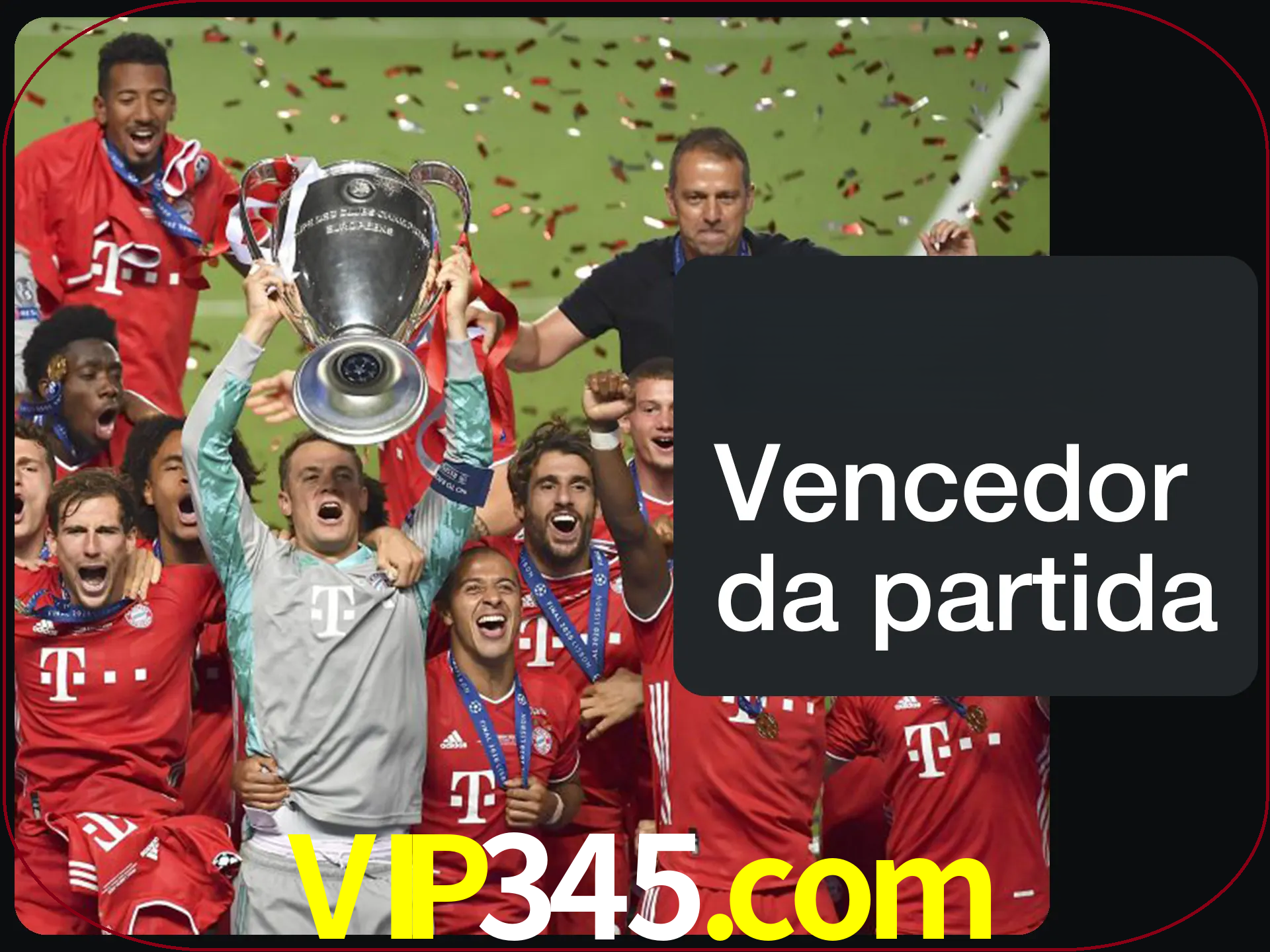 Aposte no vencedor e ganhe uma grande quantia de dinheiro.