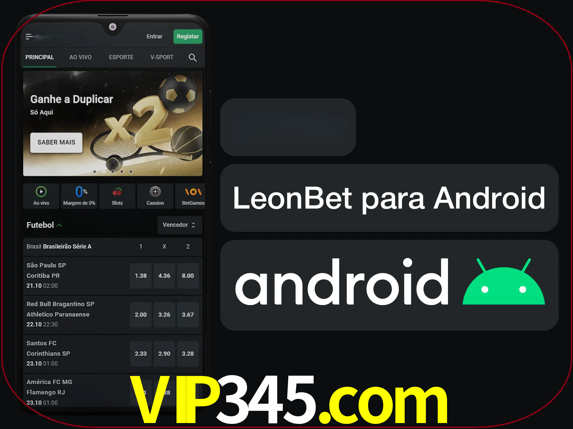 Adquira sua versão poket de LeonBet.